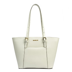 Women shoulder bag 021g beige safiano