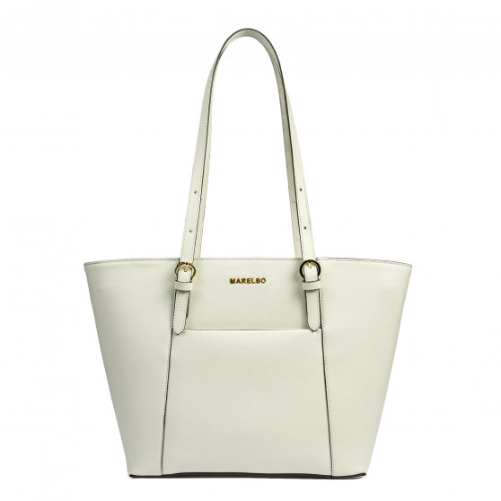 Women shoulder bag 021g beige safiano