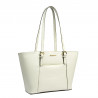 Women shoulder bag 021g beige safiano