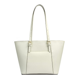 Women shoulder bag 021g beige safiano