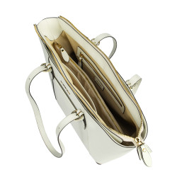 Women shoulder bag 021g beige safiano