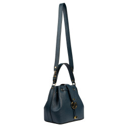 Women shoulder bag 018g blue elefant
