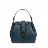 Women shoulder bag 018g blue elefant