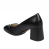 Women stylish, elegant shoes 1304 black