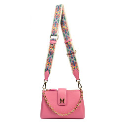 Women shoulder bag 003g biz pink