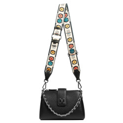 Women shoulder bag 003g 01 black