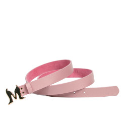 Women belt 41m pink safiano
