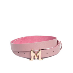 Women belt 41m pink safiano