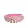 Women belt 41m pink safiano