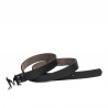 Women belt 41m black safiano