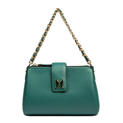 Women shoulder bag 003g biz green deschis