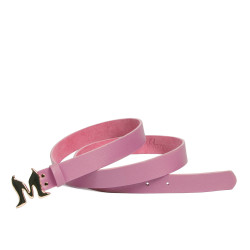 Women belt 41m purple safiano