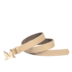 Women belt 41m cappuccino safiano