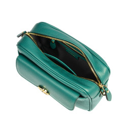 Women shoulder bag 014g biz green deschis