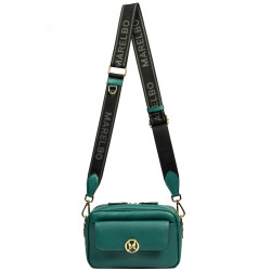 Women shoulder bag 014g biz green deschis