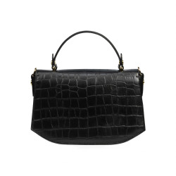 Women hand bag 023g croco black