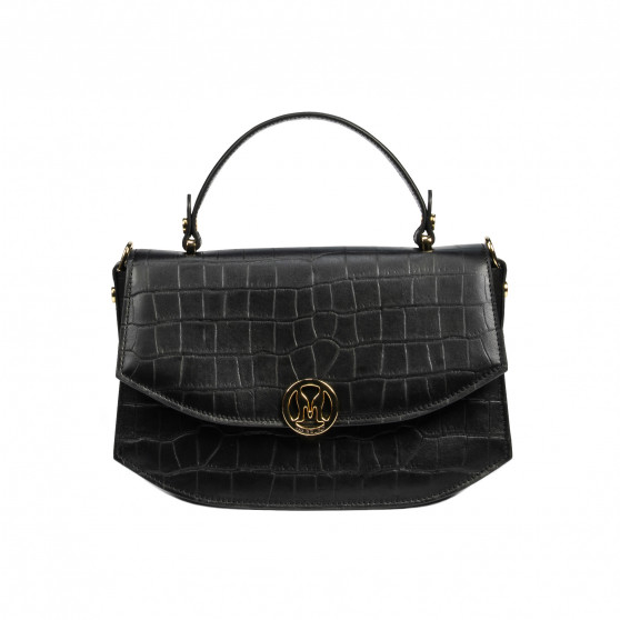 Women hand bag 023g croco black
