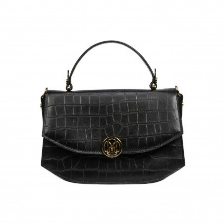 Women hand bag 023g croco black