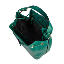Women shoulder bag 018g biz green deschis