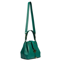 Women shoulder bag 018g biz green deschis