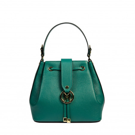Women shoulder bag 018g biz green deschis