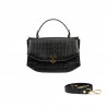 Women hand bag 023g croco black