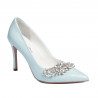 Women stylish, elegant shoes 1300 baby blue