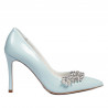 Women stylish, elegant shoes 1300 baby blue