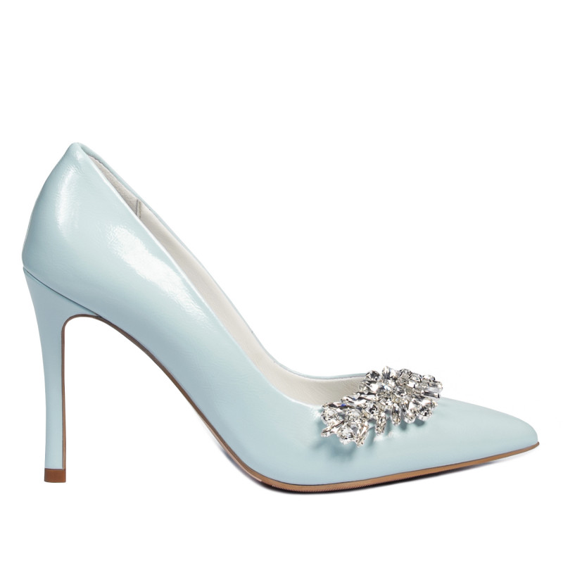 Women stylish, elegant shoes 1300 baby blue