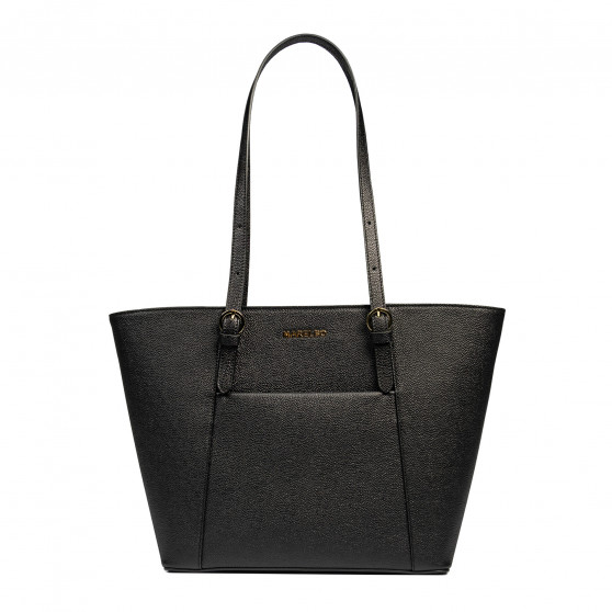 Women shoulder bag 021g black caviar