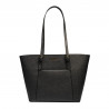 Women shoulder bag 021g black caviar