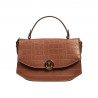 Women hand bag 023g croco camel