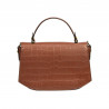Women hand bag 023g croco camel