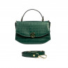 Women hand bag 023g croco green