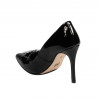 Women stylish, elegant shoes 1300 patent black
