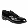 Men stylish, elegant shoes 964 black florantic