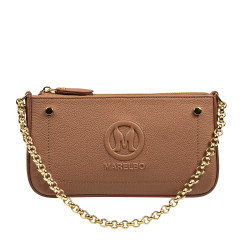 Women shoulder bag 024g biz brown cognac