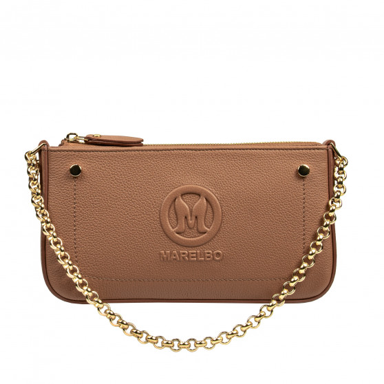 Women shoulder bag 024g biz brown cognac