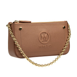 Women shoulder bag 024g biz brown cognac