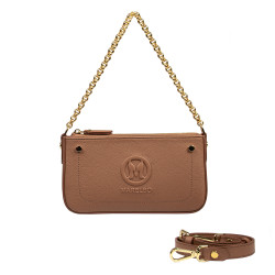 Women shoulder bag 024g biz brown cognac