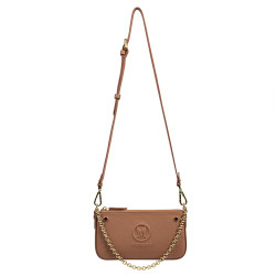 Women shoulder bag 024g biz brown cognac