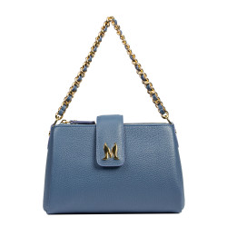 Women shoulder bag 003g bleu