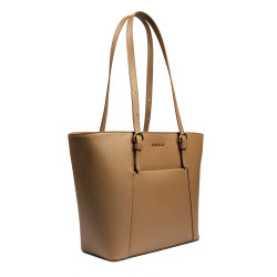 Women shoulder bag 021g brown caviar