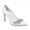 Women stylish, elegant shoes 1300 white