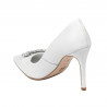 Women stylish, elegant shoes 1300 white