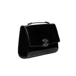 Women shoulder bag 013g 01 patent black