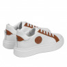 Women sport shoes 6073 white+camel