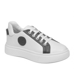 Women sport shoes 6073 white+gray