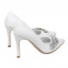 Women stylish, elegant shoes 1300 white