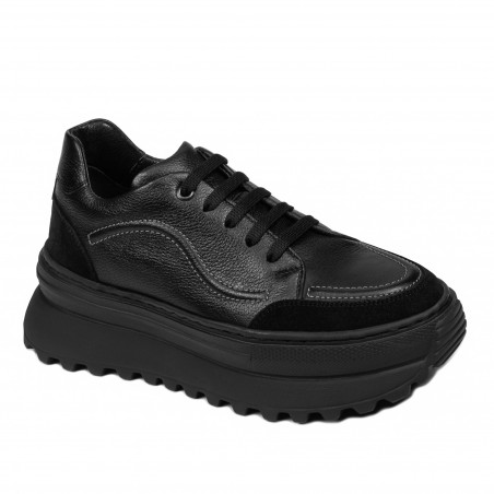 Women sport shoes 6074 black combined